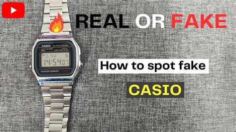 fake casio watches from china|how to check for casio watch.